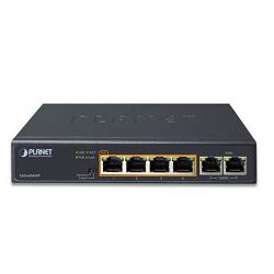 Planet FSD-604HP 4-Port 10/100TX 802.3af/at PoE + 2-Port 10/100TX Desktop Switch (60 Watts), PLT-FSD-604HP
