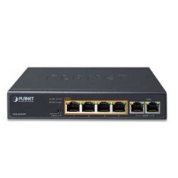 Planet Switch FSD-604HP 4-Port 10/100TX 802.3af/at PoE + 2-Port 10/100TX Desktop Switch (60 Watts)