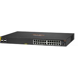 HPE Switch Aruba Networking CX 6000 24G Class4 PoE 4SFP 370W Switch, R8N87A