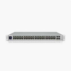 Ubiquiti Switch USW-PRO-48-POE-EU, L3 52P Switch, 48x 1GbE (40 PoE+, 8PoE++)600W + 4x 10G SFP+
