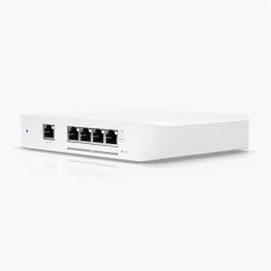 Ubiquiti UniFi Managed L2 switch, 4x10Gb Ethernet ports, 1xGigabit LAN supporting PoE IN, USW-Flex-XG