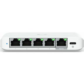 Ubiquiti Switch USW-Flex-2.5G-5, 5-port 2.5G switch that can be powered with PoE or a USB-C adapter