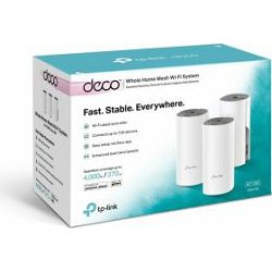 TP-Link Deco E4 3-pack, AC1200 Whole Home Mesh Wi-Fi System
