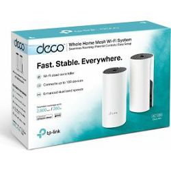 TP-Link Deco M4-2, AC1200 Whole Home Mesh Wi-Fi System, 2-Pack