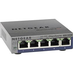 Netgear GS305-300PES, 5-Port Gigabit Ethernet SOHO Unmanaged Switch