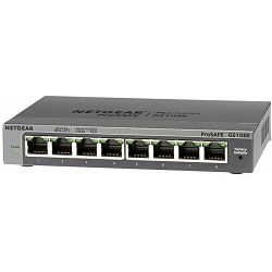 Netgear Switch GS105E-200PES, 5-Port Gigabit Ethernet Plus Switch