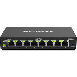 Netgear GS308E-100PES, 8-Port Gigabit Ethernet Plus Switch