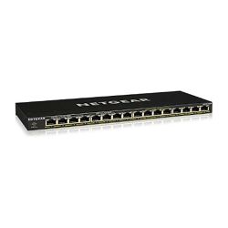 Netgear Switch GS316P-100EUS, 16-Port Gigabit Ethernet Unmanaged PoE+ Switch with FlexPoE (115W)