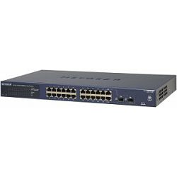Netgear GS724TP-200EUS, 24-Port Gigabit Ethernet PoE Smart Switch with 2 SFP Ports