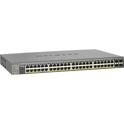 Netgear GS752TP-200EUS, 52-Port Gigabit Ethernet Smart Switch with 4 SFP Ports (40 PoE, 8 PoE+) (384W)