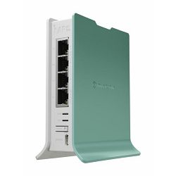 MikroTik Router HAP AX LITE (L41G-2axD), Gigabit LAN and the latest dual channel WiFi 6 with support for 802.11b/g/n/ax standards only in the 2.4 GHz spectrum
