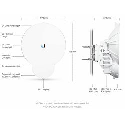 Ubiquiti Networks 24 GHz Full Duplex Point-to-Point 2 Gbps Radio, AF-24-HD