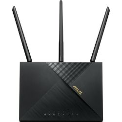 ASUS Router 4G-AX56 AX1800 WiFi 6 Dual-Band LTE Modem Router, 90IG06G0-MO3110