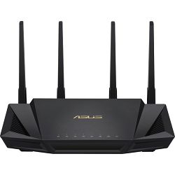 ASUS Router RT-AX58U V2 AX3000 Dual-Band WiFi 6 Extendable Router, 90IG06Q0-MO3B00