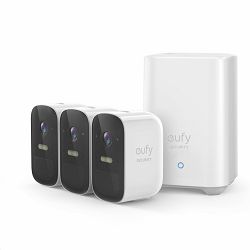 Eufy by Anker Cam 2C Kit, set od 3 nadzorne kamere i bazne postaje, T88323D2