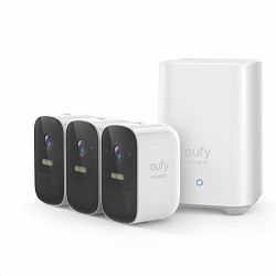 Eufy by Anker, EufyCam 2C Kit, set od 3 nadzorne kamere i bazne postaje, T88323D2