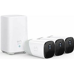 Eufy by Anker, Eufy Cam 2 Kit set of 3 surveillance cameras and base stations, T88423D2