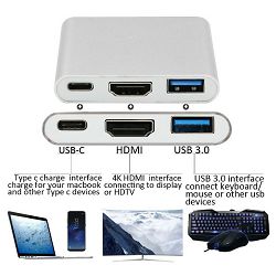 Asonic HUB N-UC06, USB Tip C na HDMI, USB 3.0, USB Tip C