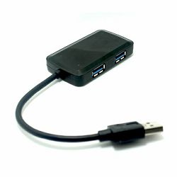 Asonic HUB USB 3.0 4 port, Tip A,  N-UH322, Usb 3.0-A-black