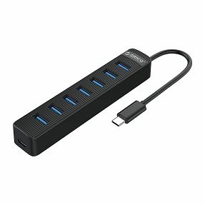 USB-C Hub Orico 7-port, USB-A, TWC3-7A-BK-EP