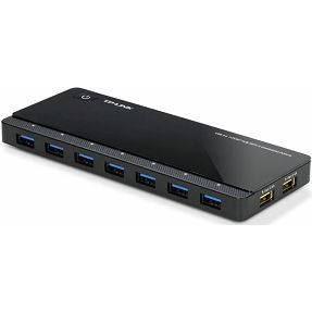 USB Hub TP-Link UH720 7-port, USB-A + 2x5V 2.4A port za punjenje, power adapter