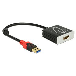 Delock adapter USB 3.0 M / HDMI F, 62736