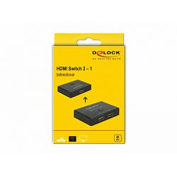 Delock HDMI Switch 2-Port, 18749