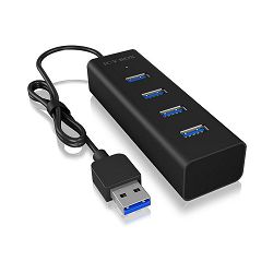 IcyBox 4-Port USB 3.0 Hub, IB-HUB1409-U3