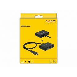 Delock HDMI dvosmjerni razdjelnik, 4K (1 ulaz/2 izlaza), 87700