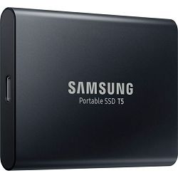 Samsung SSD 2TB 2.5", USB-C 3.1, T5, MU-PA2T0B/EU, Black