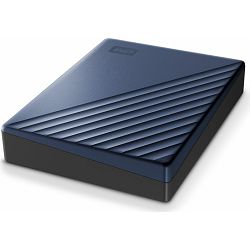 WD 4TB 2.5" USB-C, My Passport Ultra, blue, WDBFTM0040BBL-WESN