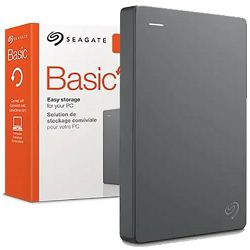 Seagate 1TB 2.5'' USB3.0, Basic portable Drive Grey, STJL1000400