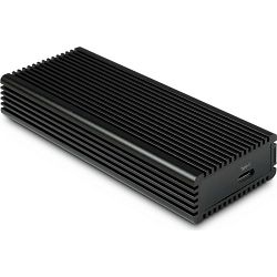 Intertech kućište za M.2 SSD K-1685 Black, USB-C 3.1, 88884106