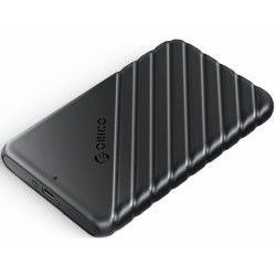 Orico vanjsko kućište 2.5" SATA HDD/SSD, do 9.5 mm, tool free, USB3.1 Gen1 tip-C, crno, 25PW1C-C3-BK, 58367