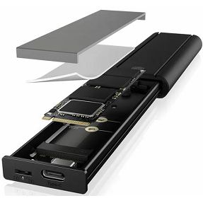 Icy Box vanjsko kućište M.2 NVMe SSD, USB3.2 Gen2, Type-C, IB-1807MT-C31