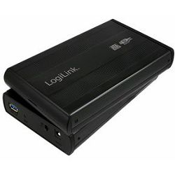 Logilink vanjsko kućište 3.5" SATA HDD, USB 3.0, Black, UA0107