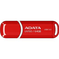 USB 64GB Adata UV150, USB-A 3.0, crveni, AUV150-64G-RRD