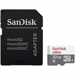 SD micro 32GB Sandisk Ultra, SDSQUNR-032G-GN3MA, bez adaptera