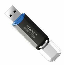 USB 32GB ADATA C906 USB 2.0 Black, AC906-32G-RBK