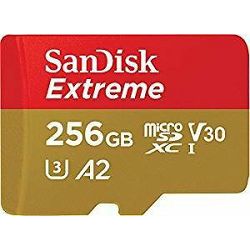 SD micro 256GB Sandisk Extreme R160/W90, SDSQXA1-256G-GN6MA