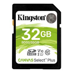 SD 32GB Kingston Canvas Select Plus SDHC R100/W85, SDS2/32GB