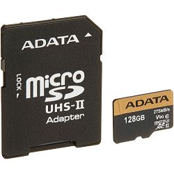 SD micro 128GB Adata Class 10,  AUSDX128GUII3CL10-CA1