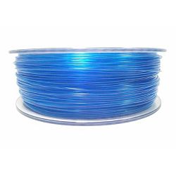 Filament za 3D printer, PET-G, 1.75mm, 1kg, Prozirna plava