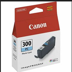 Tinta Canon PFI-300PC Photo Cyan Ink Cartrige , 4197C001