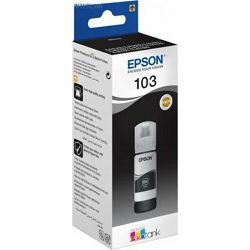 Tinta Epson 103, C13T00S14A, EcoTank Black ink bottle