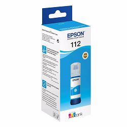 Tinta Epson 112, C13T06C24A, EcoTank Cyan ink bottle