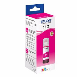 Tinta Epson 112, C13T06C34A, EcoTank Magenta ink bottle