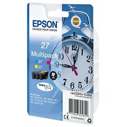 Tinta Epson 27 DuraBrite Ultra Color Multipack Cyan/Magenta/Yellow, C13T27054012