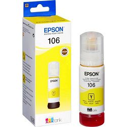 Tinta Epson 106, C13T00R440 EcoTank Yellow ink bottle