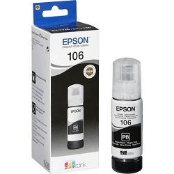 Tinta Epson 106, C13T00R140 EcoTank Photo Black ink bottle